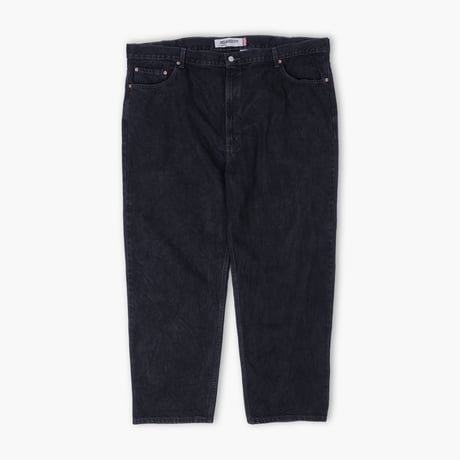 【USED】2000s Levi's : 550 "RELAXED FIT" Black Denim Jeans : w48