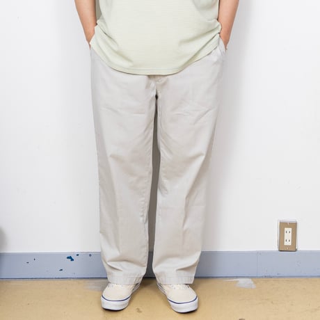 【USED】1990s-2000s Polo Ralph Lauren : "PHILIP PANT" Chino Plain Front Trouser : w42