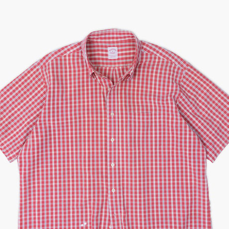 【USED】1990s-2000s Brooks Brothers : Plaid Polo Collar Shirt : XL