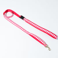 Barbie Checkバービーチェック レッド　ベルトリード7kg以下（全柄３WAY装着可）