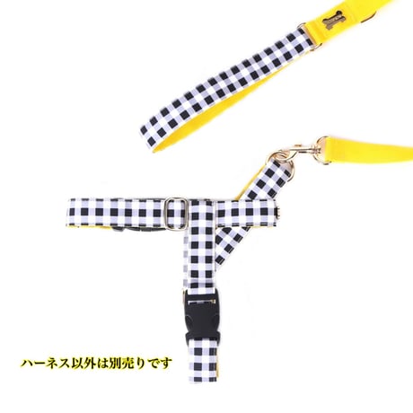 Barbie Check/バービーチェクイージーハーネス 小型犬・中型犬S〜L