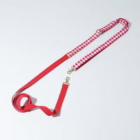 Barbie Check/バービーチェック(レッド)ロングリード(7kg以下)
