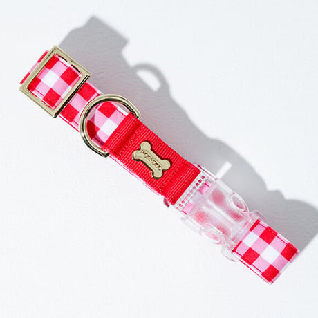 Barbie Check/バービーチェック カラー(首輪)S〜XL/Wide