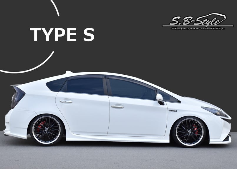 ZVW30 プリウス ダウンサスTYPE S,A,B,C4種からお選びください。 4本