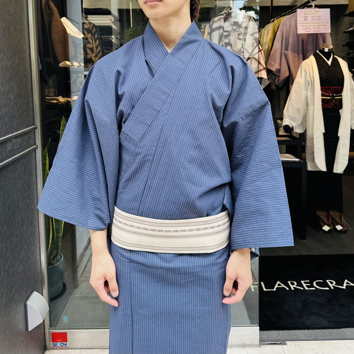 ペット用品武士ぶり着物浴衣 高貴で魅力的な犬用浴衣｜大島紬風の質感と独自の個性 ペット浴衣