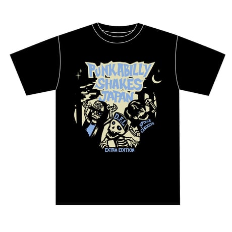 SET PRICE !!　PUNKABILLY SHAKES JAPAN EXTRA EDITION 7inch Vinyl + T-shirts