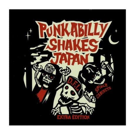 SET PRICE !!　PUNKABILLY SHAKES JAPAN EXTRA EDITION 7inch Vinyl + T-shirts