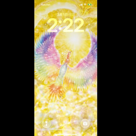 【待受画像ダウンロード販売】鳳凰と金龍