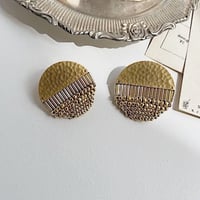 Round Earring/ Gold
