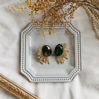 Green Earrings
