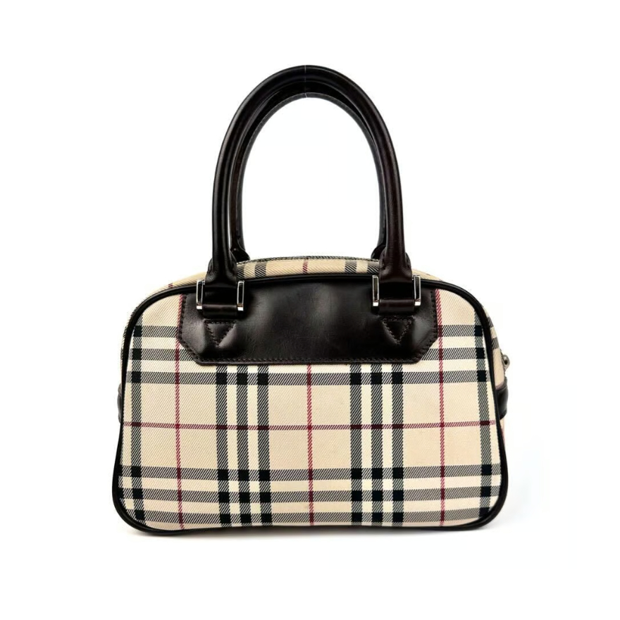 バーバリー Burberry ミニボストン ワンマイルバッグ ノバチェック バーバリー Burberry ミニボストン ワンマイルバッグ ノバチェック