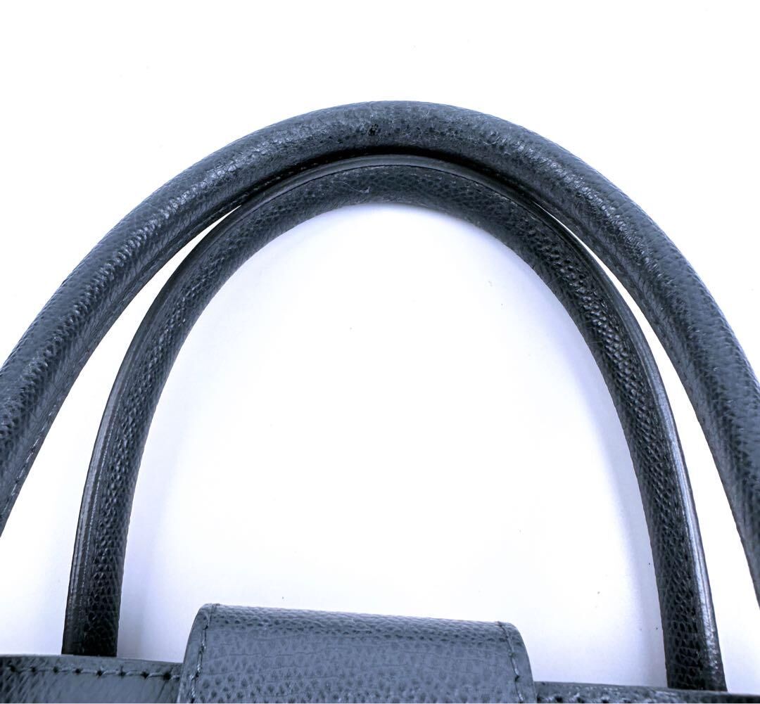 フルラ メトロポリス ハンドバッグ G6867 レザーバッグ ブルーグレー