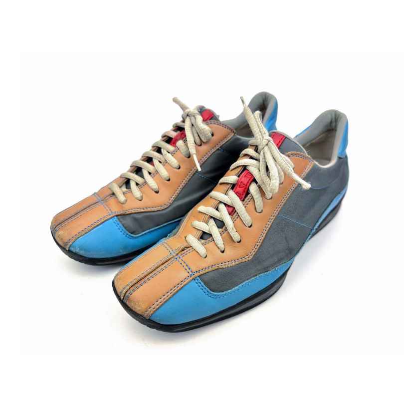 Y*a様 PRADA プラダ　スニーカー　ネイビー　24㎝　ナイロン　スタイリッ Y*a様 PRADA プラダ スニーカー ネイビー 24㎝ ナイロン スタイリッ