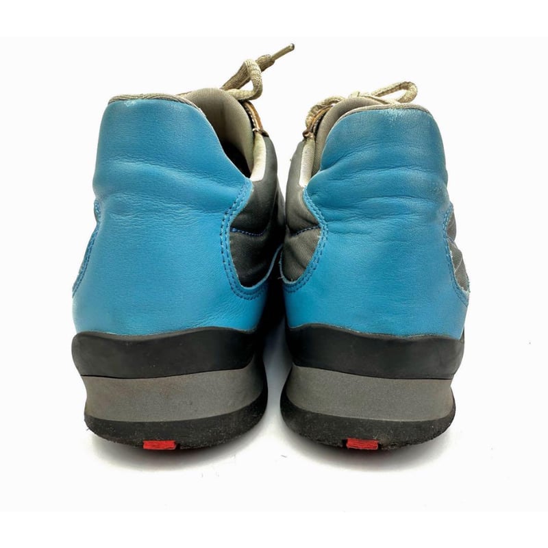 PRADA　プラダ　スニーカー　靴　約25.0㎝　ブルー　青　サイズ38 PRADA プラダ レザースニーカー 25.0cm スエード ブルー 美品