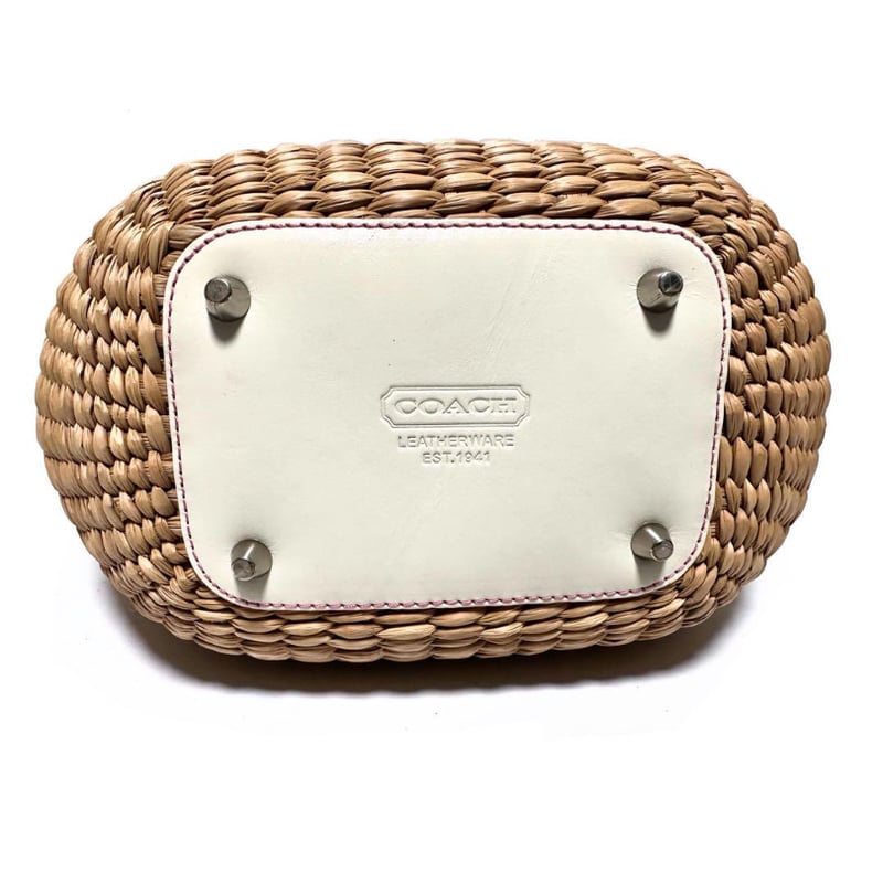 コーチ COACH かごバッグ ハンドバッグ 6271 白 ホワイト コーチ COACH かごバッグ ハンドバッグ 6271 白 ホワイト