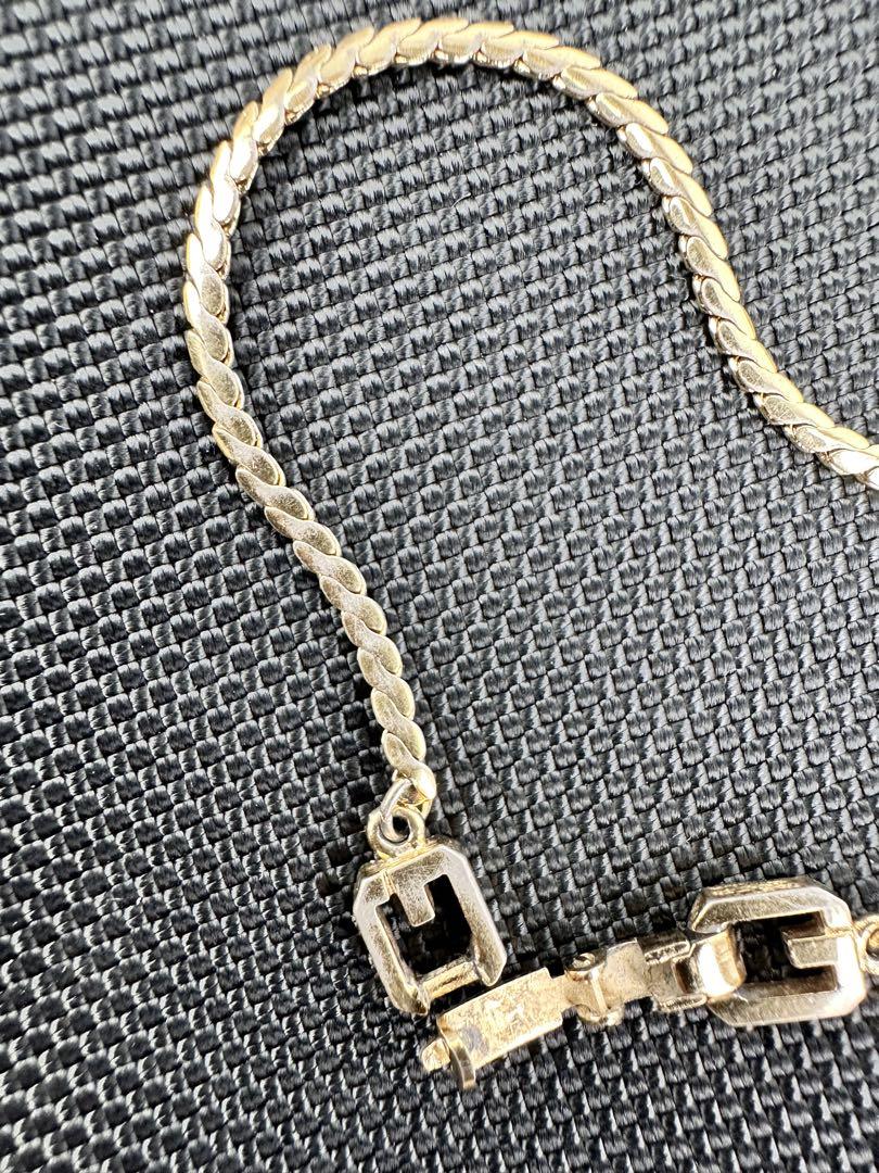GIVENCHY ジバンシィ 喜平 チェーンゴールドカラー ブレスレット Gロゴ