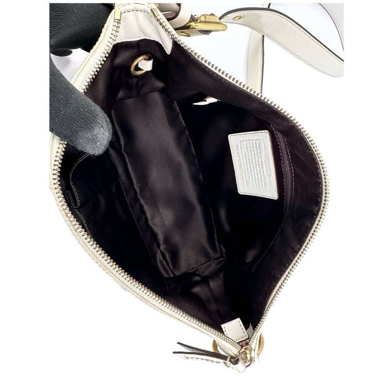 コーチ COACH ショルダーバッグ ホワイト ブラウン ピンク コーチ COACH ショルダーバッグ ホワイト ブラウン ピンク