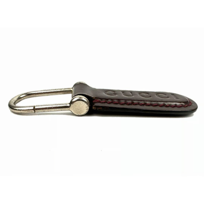 GUCCI グッチ ストラップ ボルドー系 グッチ GUCCI キーホルダー ボルドー シルバー ストラップ 小物