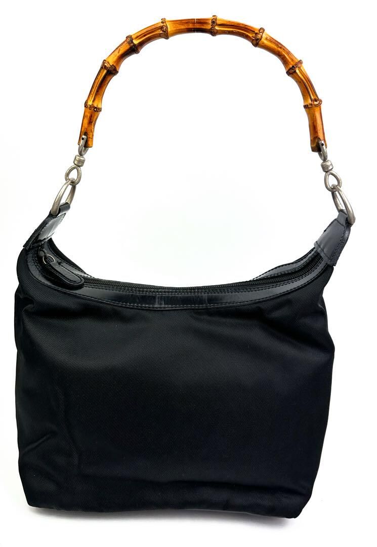 GUCCI グッチ バンブー ワンショルダーバッグ ナイロン ブラウン 楽天市場】【バッグ】GUCCI グッチ バンブー ハンドバッグ