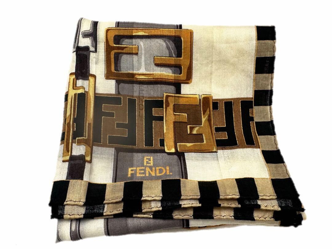 フェンディ FENDI バンダナ ハンカチ スカーフ 首飾り ズッカ フェンディ FENDI バンダナ ハンカチ スカーフ 首飾り ズッカ