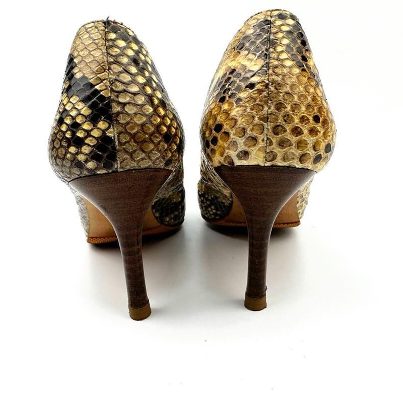 パイソンパンプス パイソンヒールパンプス - ベルーナ【公式】