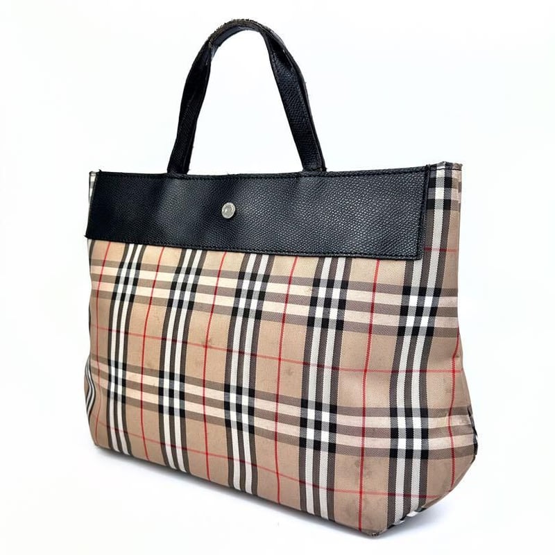 バーバリーロンドン ハンドバッグ トートバッグノバチェックナイロン