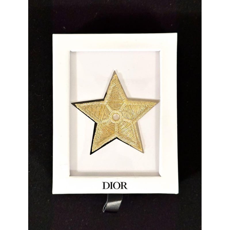 クリスチャンディオール Christian Dior ピンバッチ スター 星 ETOILE 