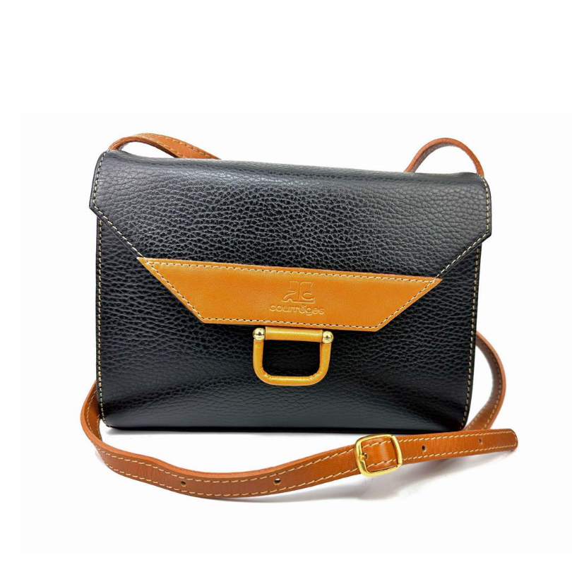 Courreges クレージュ パテントミニショルダーバッグ  ブラウン Courreges クレージュ パテントミニショルダーバッグ ブラウン 【公式