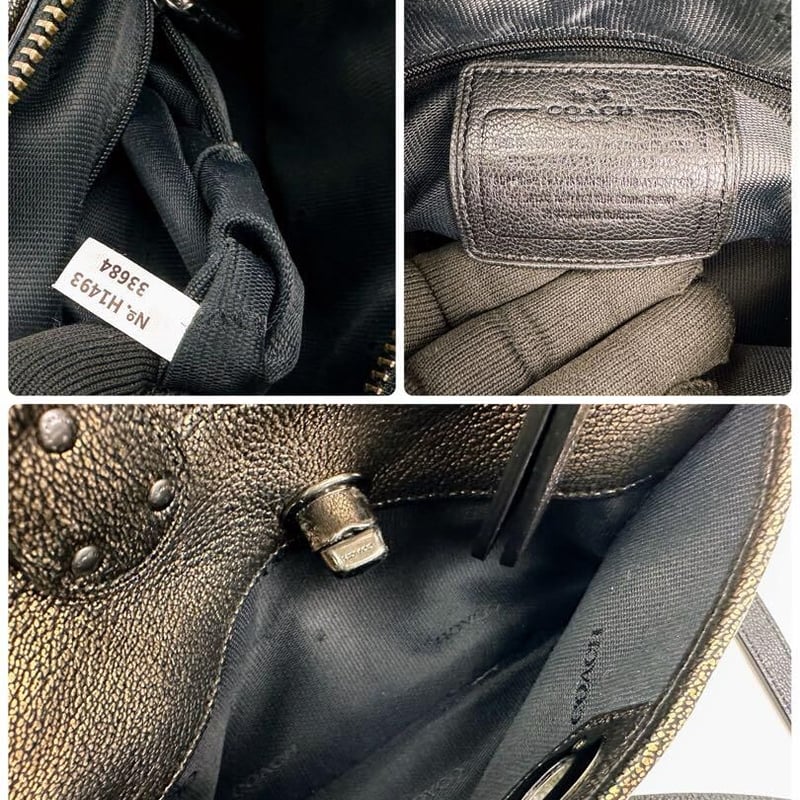 【中古】COACH ライダー24 サッチェル 2WAY ハンドバッグ ベージュ コーチ 2WAY ハンドバッグ ショルダーバッグ 斜め掛け バワリー
