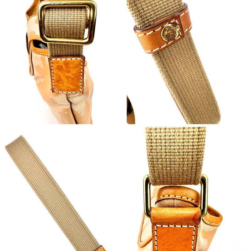 ハンティングワールド ショルダーバッグ エレファント総柄 キャンバス