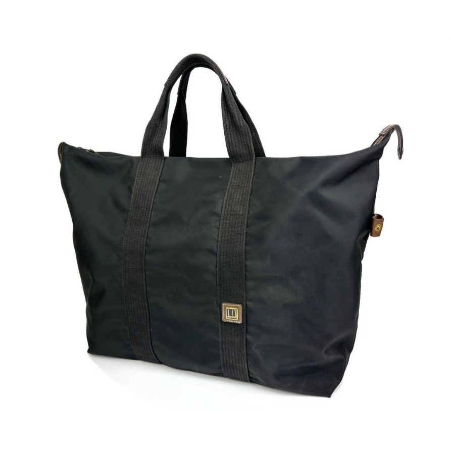 ダンヒル dunhill ボストンバッグ メンズ ヘリンボーン ブラック