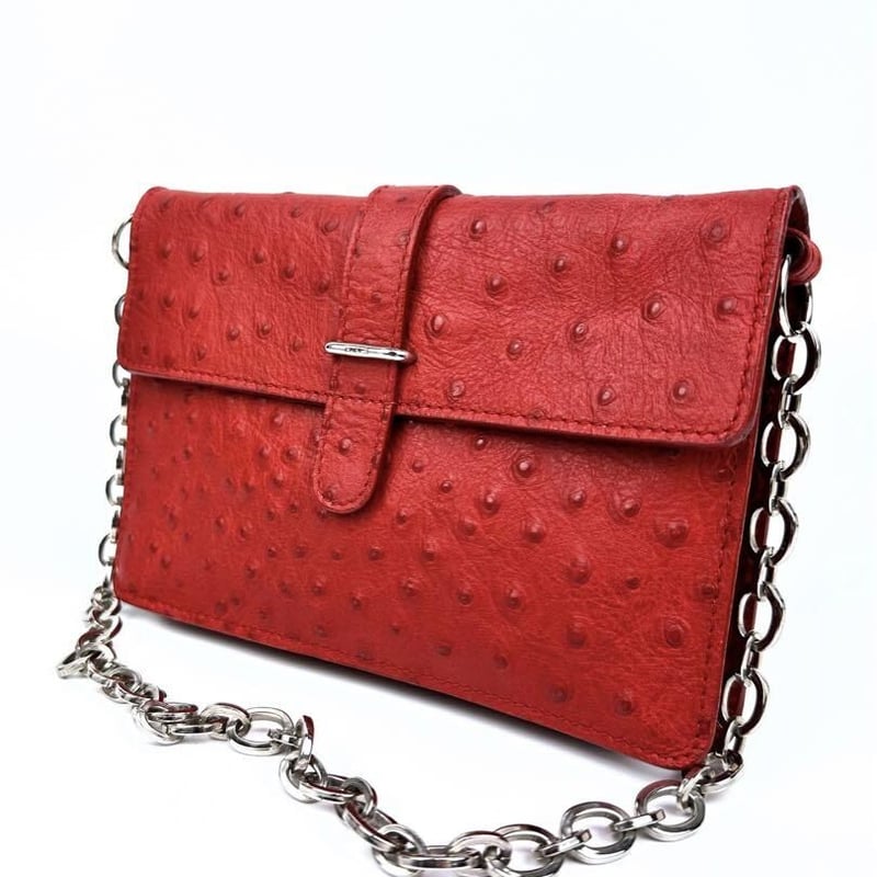 購入5万 FURLA フルラ オーストリッチ ショルダーバッグ ハンドバッグ 購入5万 FURLA フルラ オーストリッチ ショルダーバッグ ハンドバッグ