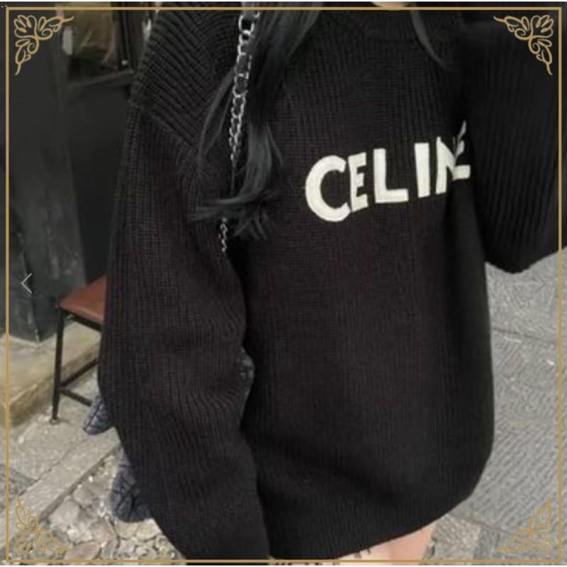 セリーヌ CELINE 2A19R423P.38NO パッチ付きオーバーサイズ 