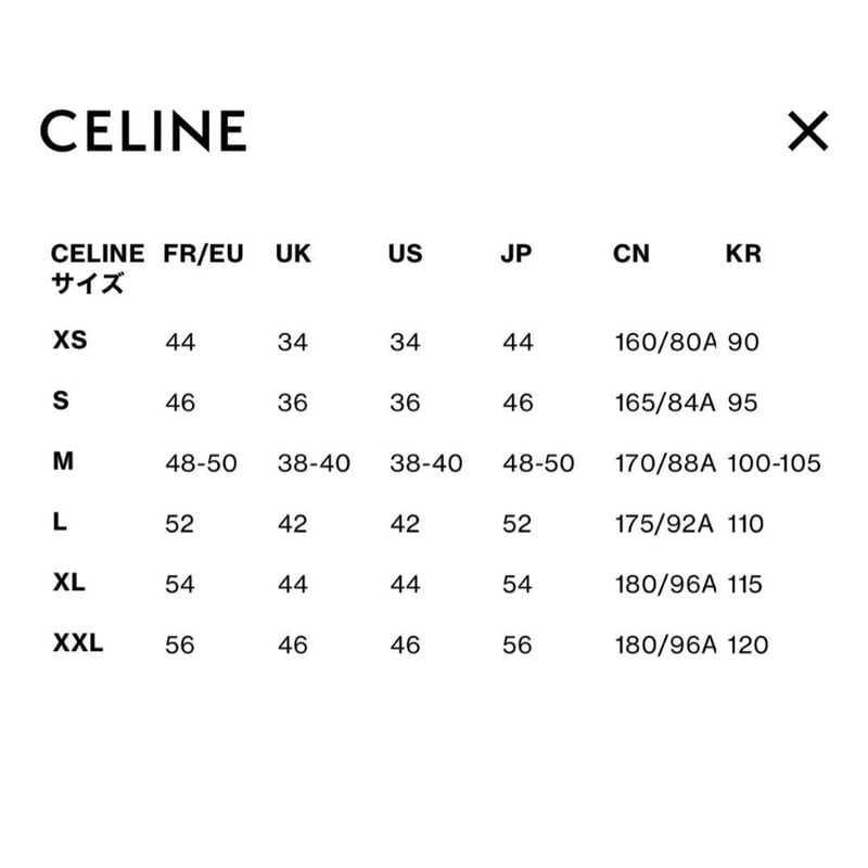 セリーヌ CELINE 2A19R423P.38NO パッチ付きオーバーサイズ