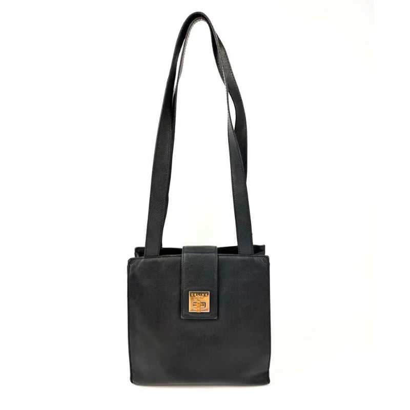 セリーヌ CELINE ターンロック ロゴ エンボスレザー トート セリーヌ CELINE ターンロック ロゴ エンボスレザー トート
