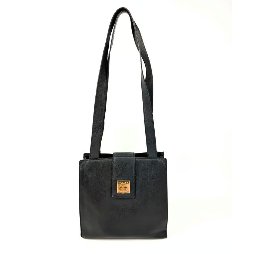 セリーヌ CELINE ターンロック ロゴ エンボスレザー トート セリーヌ CELINE ターンロック ロゴ エンボスレザー トート