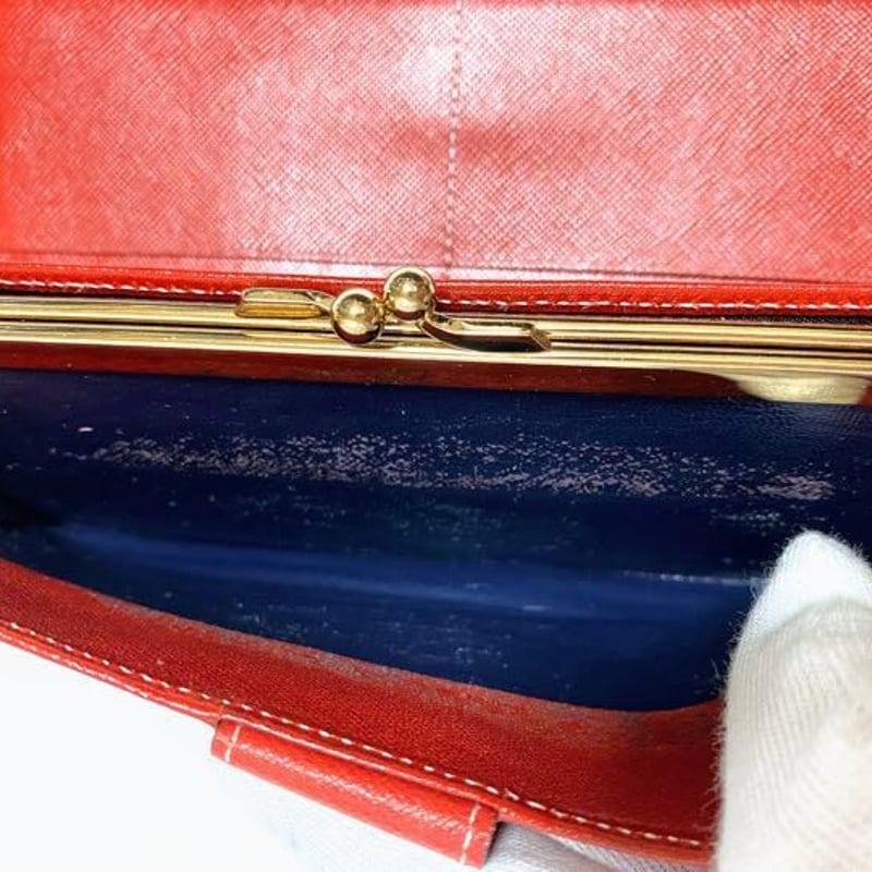 ロベルタディカメリーノ 長財布 ガマ口小銭入れ ウォレット 赤 ロベルタディカメリーノ 長財布 ガマ口小銭入れ ウォレット 赤