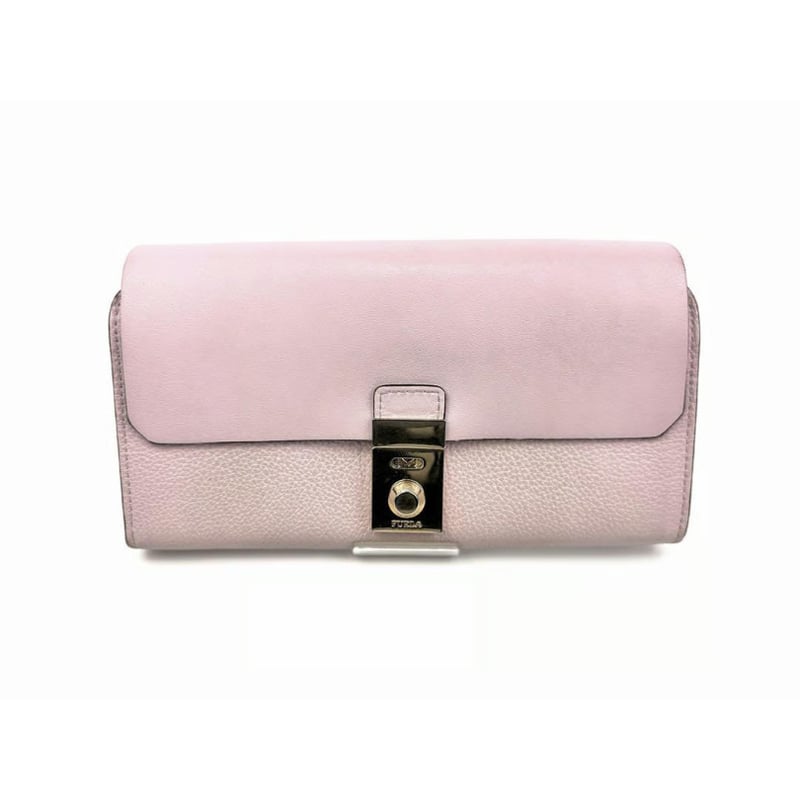 フルラ FURLA レザー 長財布 ロングウォレット ダスティピンク