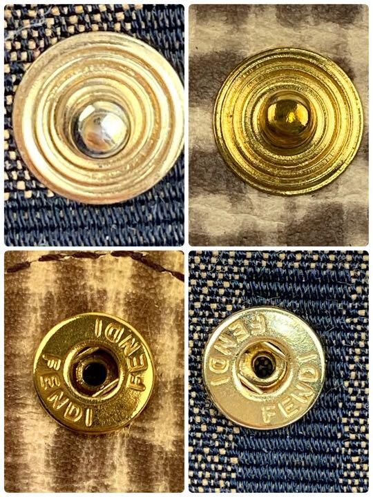フェンディ FENDI 二つ折り財布 Wホッック 型押しレザー財布 フェンディ FENDI 二つ折り財布 Wホッック 型押しレザー財布