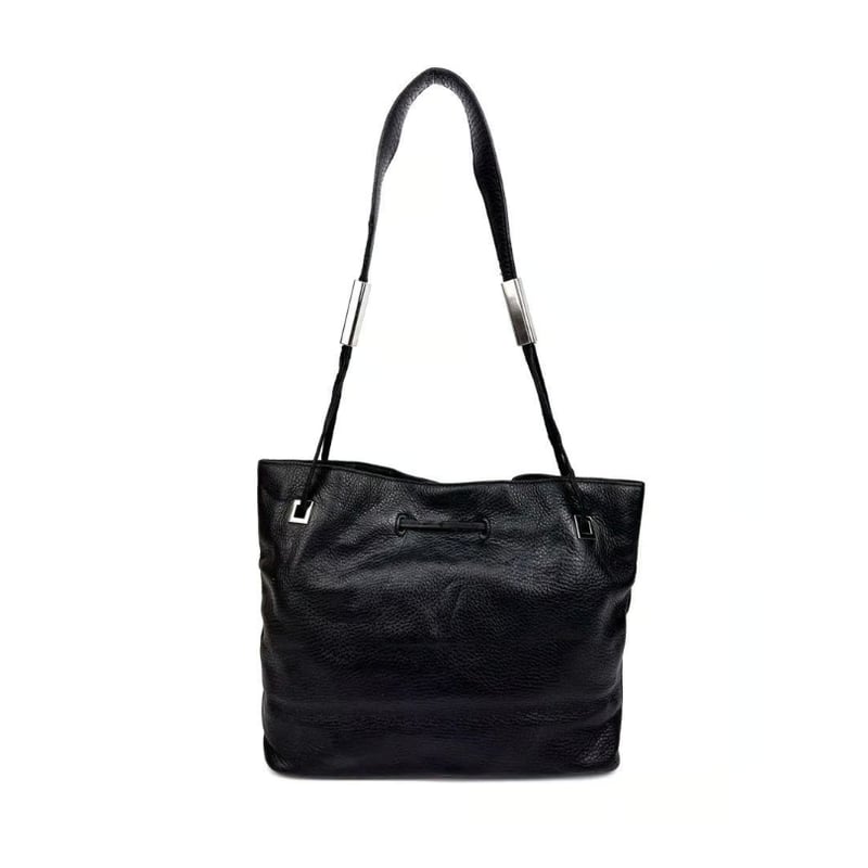 美品　BALLY バリー ビジネスバッグ ショルダー　トート　レザー 黒【中古】 バリー BALLY ワンショルダー レザートート ブラック 黒革