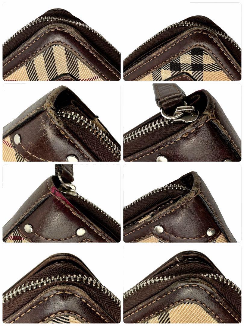 バーバリーブルーレーベル BURBERRY BLUE LABE 二つ折り財布 ノバ
