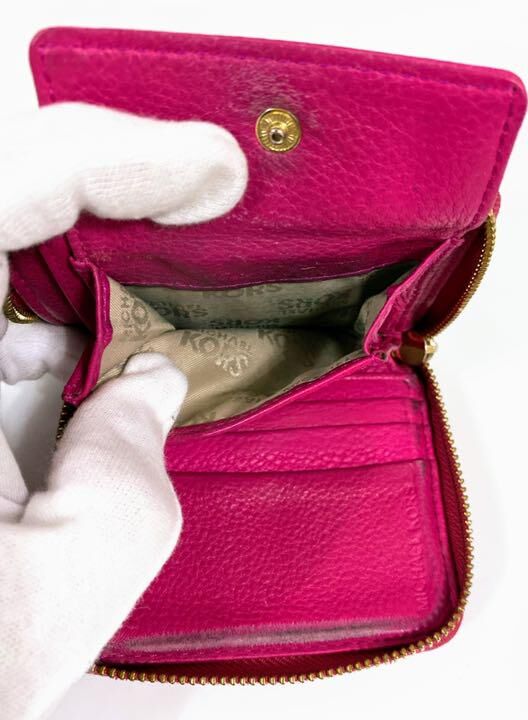 Michael Kors 二つ折り財布 MKロゴライトピンク マイケルコース MICHAEL KORS 財布 （ピンク） -ファッション