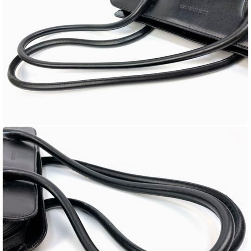 ジョルジオアルマーニ ブラックレザー トートバッグ ビジネス