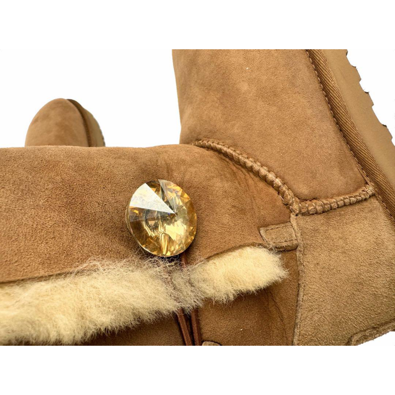 アグ UGG スワロフスキー ベイリー ムートンブーツ 24cm スターン