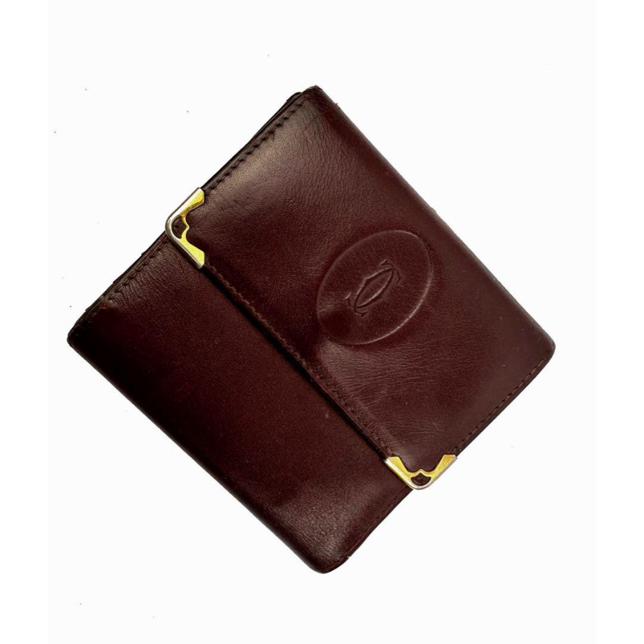 Cartier カルティエ マストライン 二つ折り財布 がま口小銭入れ Cartier カルティエ マストライン 二つ折り財布 がま口小銭入れ