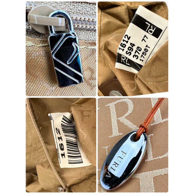 FURLA ビジネスバッグ ベージュ フルラ ビジネスバッグ A4 ノートPC ハンドバッグ ベージュ 茶系