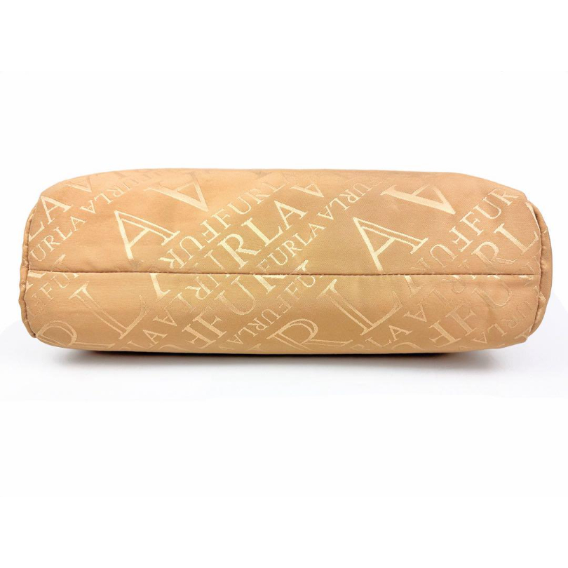 フルラ ビジネスバッグ A4 ノートPC ハンドバッグ ベージュ 茶系 ロゴ