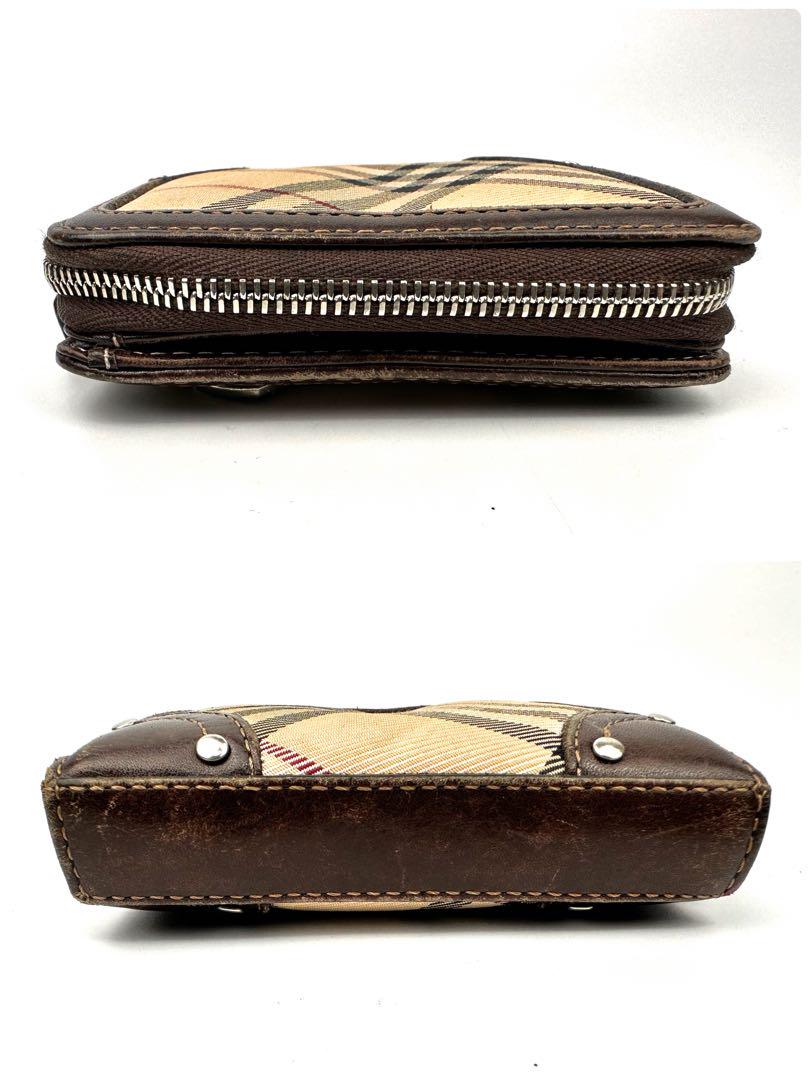 バーバリーブルーレーベル BURBERRY BLUE LABE 二つ折り財布 ノバ
