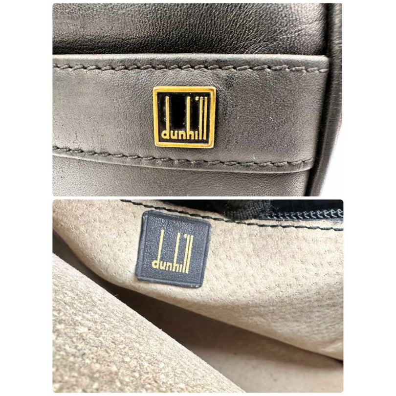 ☆未使用品！ダンヒルdunhill セカンド／クラッチバッグ 収納ストラップ付 dunhill ダンヒル オックスフォード セカンドバッグ ダイヤル 鍵