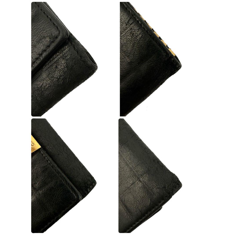 シャネル CHANEL キーケース チョコバー ブラック 6連フック シャネル CHANEL キーケース チョコバー ブラック 6連フック